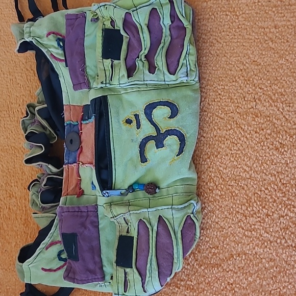 Boho Multicolor Embroidered Bag - Picture 4 of 7